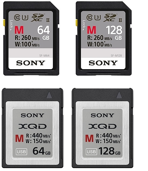 Karta SD obok karty XQD class="wp-image-546174" 