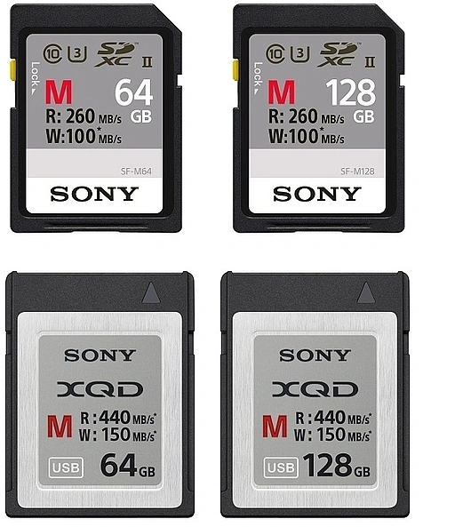 Karta SD obok karty XQD class="wp-image-546174" 