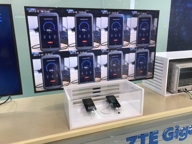 ZTE Gigabit Phone 5G 1 Gbps MWC 2017 class="wp-image-547701"
