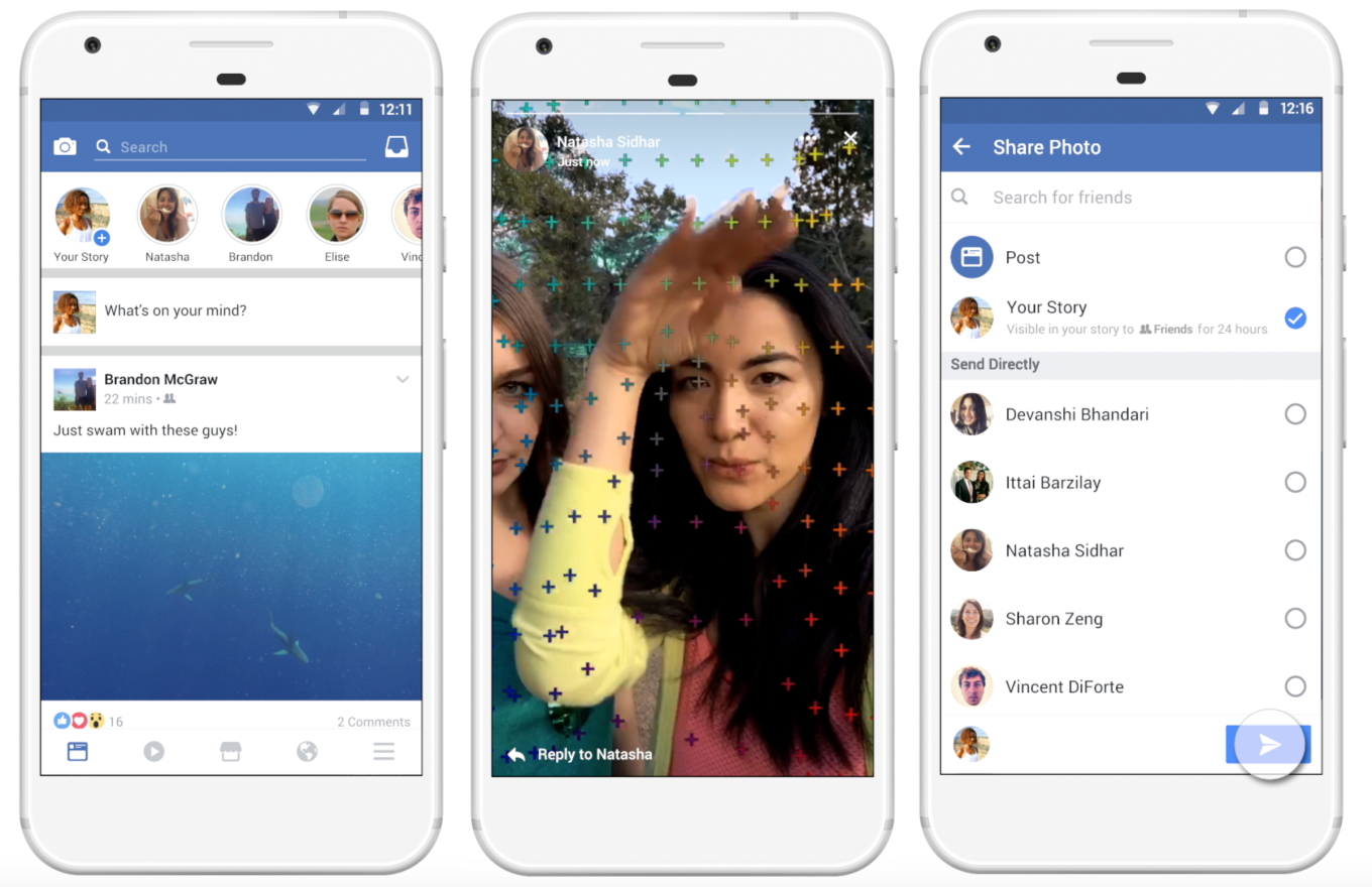 Facebook stories