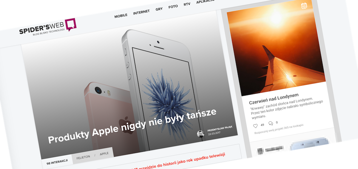 Oto nowy Spider’s Web!