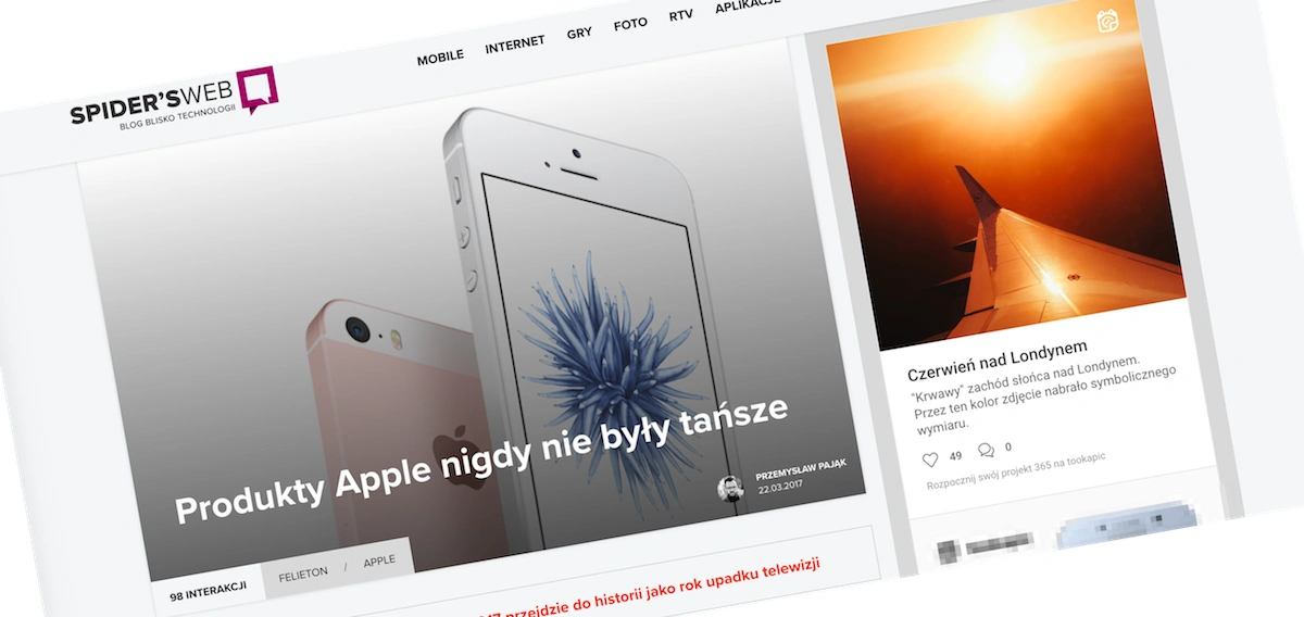 Oto nowy Spider’s Web!