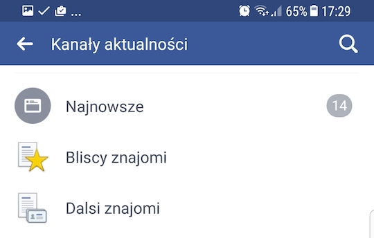 Najnowsze wiadomości i posty - Facebook Android class="wp-image-557133" 