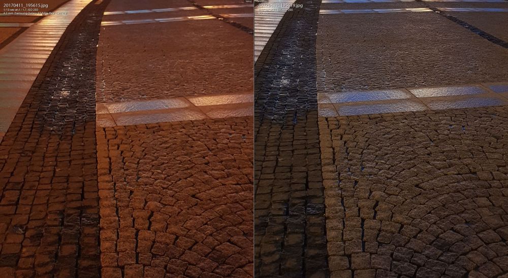 Samsung Galaxy S8 test aparatu, Samsung Galaxy S8 Plus vs Galaxy S7 edge 