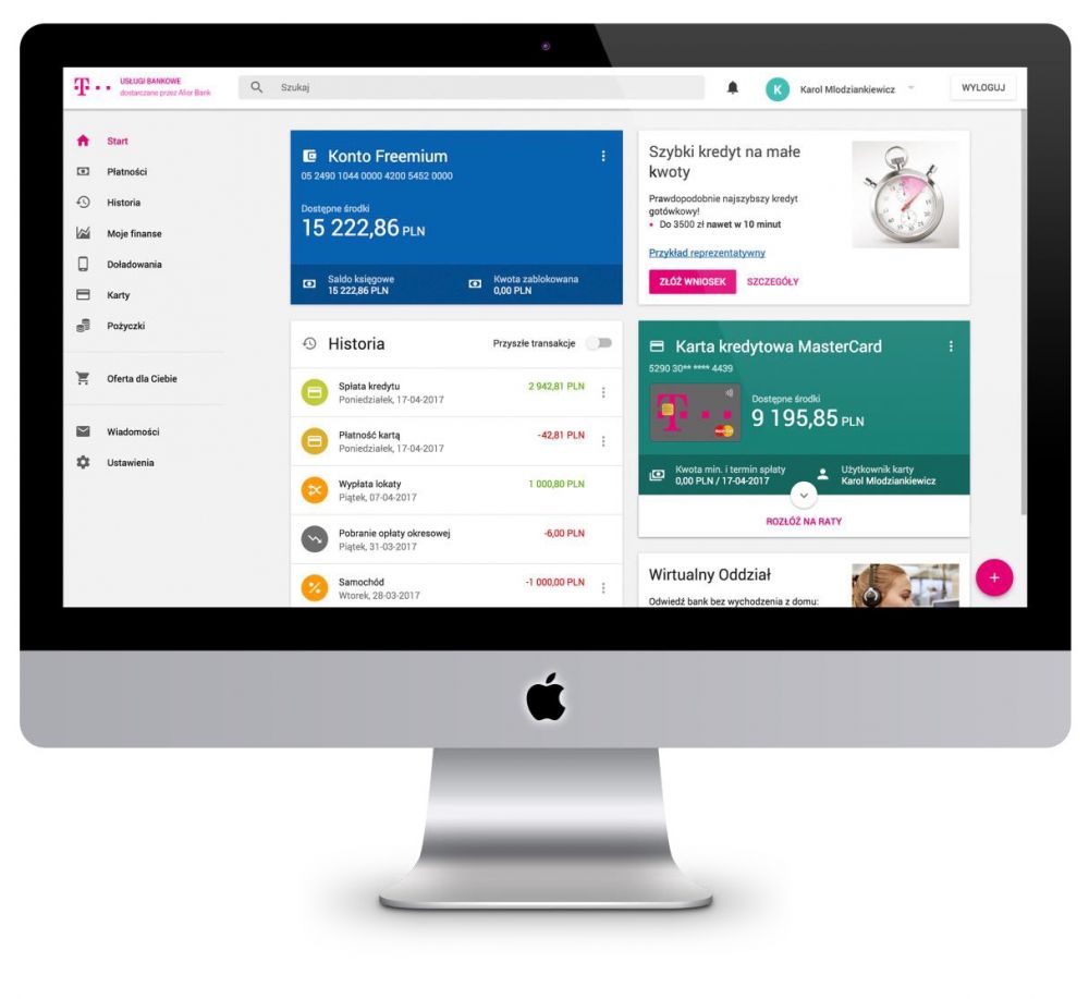 Nowa odsłona T-Mobile Usługi Bankowe w wersji web 