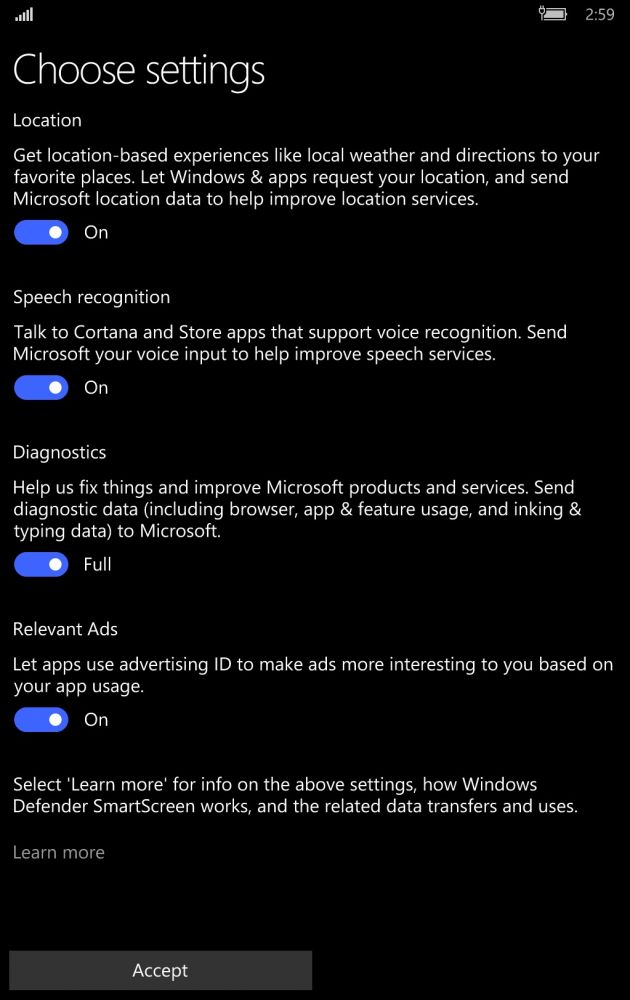 ochrona prywatności w Windows 10 