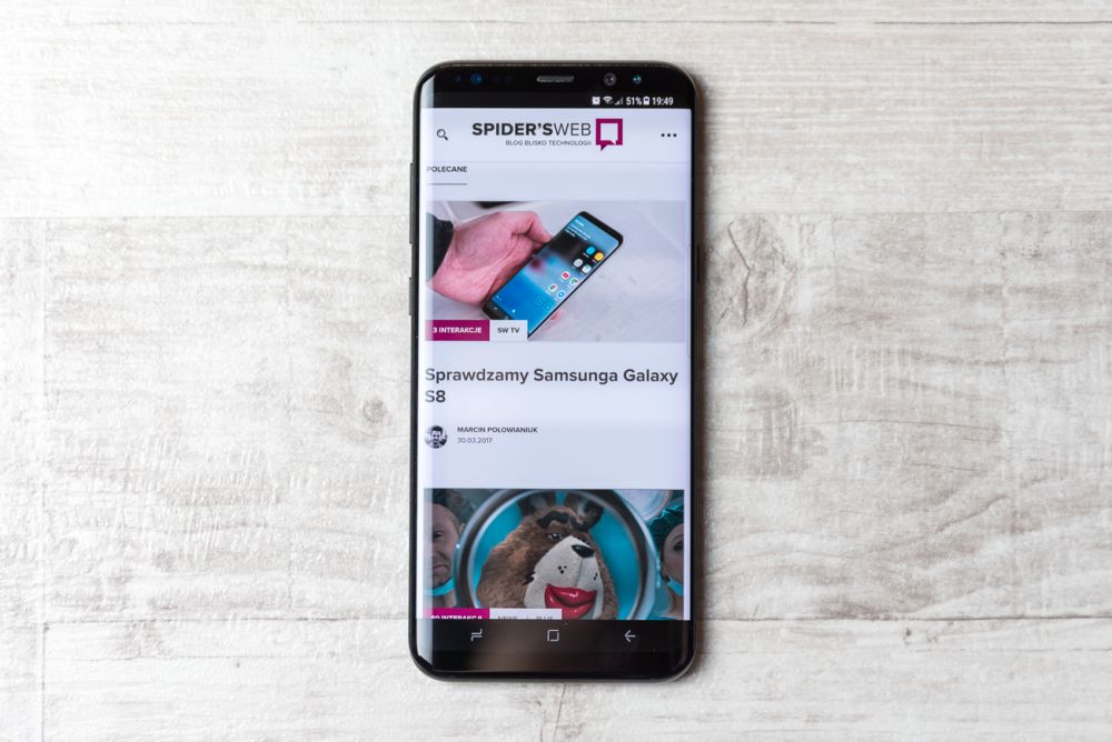 Samsung Galaxy S8 i S8+ - ekran 