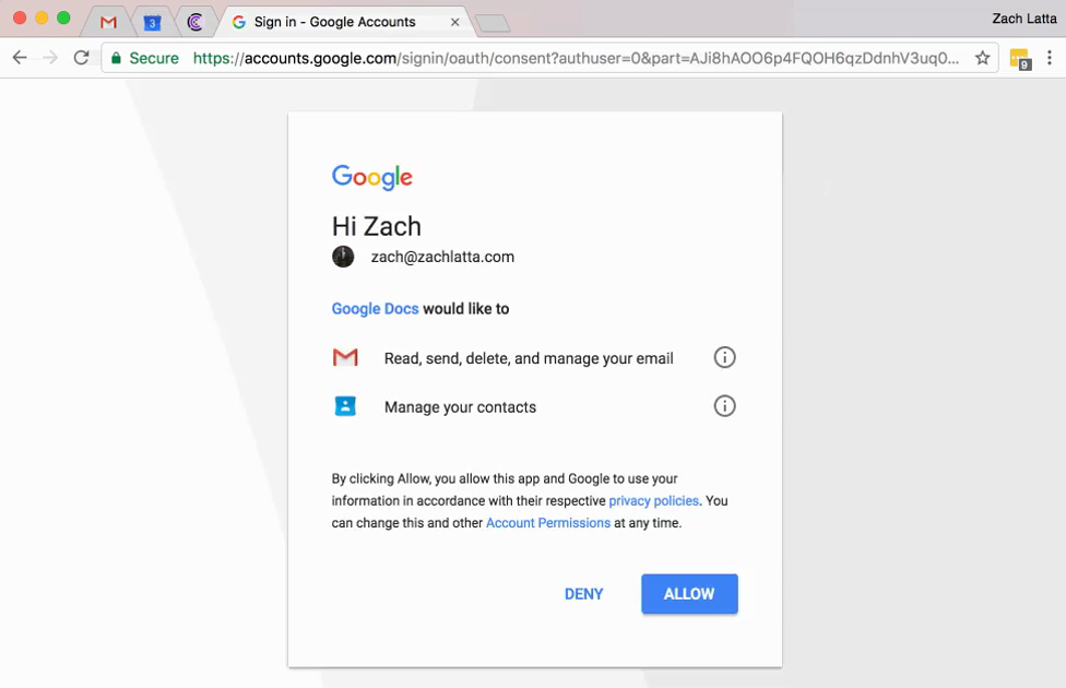 Atak na konto Google. 