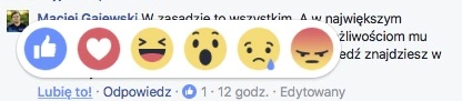 Facebook wprowadził reakcje w komentarzach class="wp-image-562183"