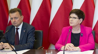 Beata Szydło i Mariusz Błaszczak o ransomware Petya