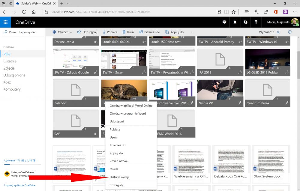 historia wersji OneDrive class="wp-image-579177" 
