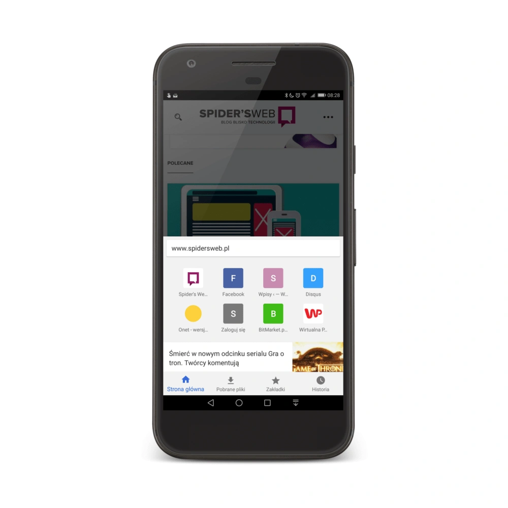 Mobilny Chrome z paskiem adresu na dole class="wp-image-581800"