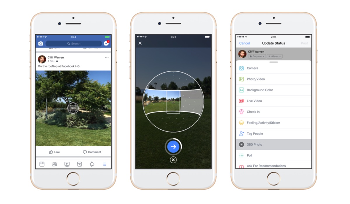 facebook 360 zdjecia sferyczne