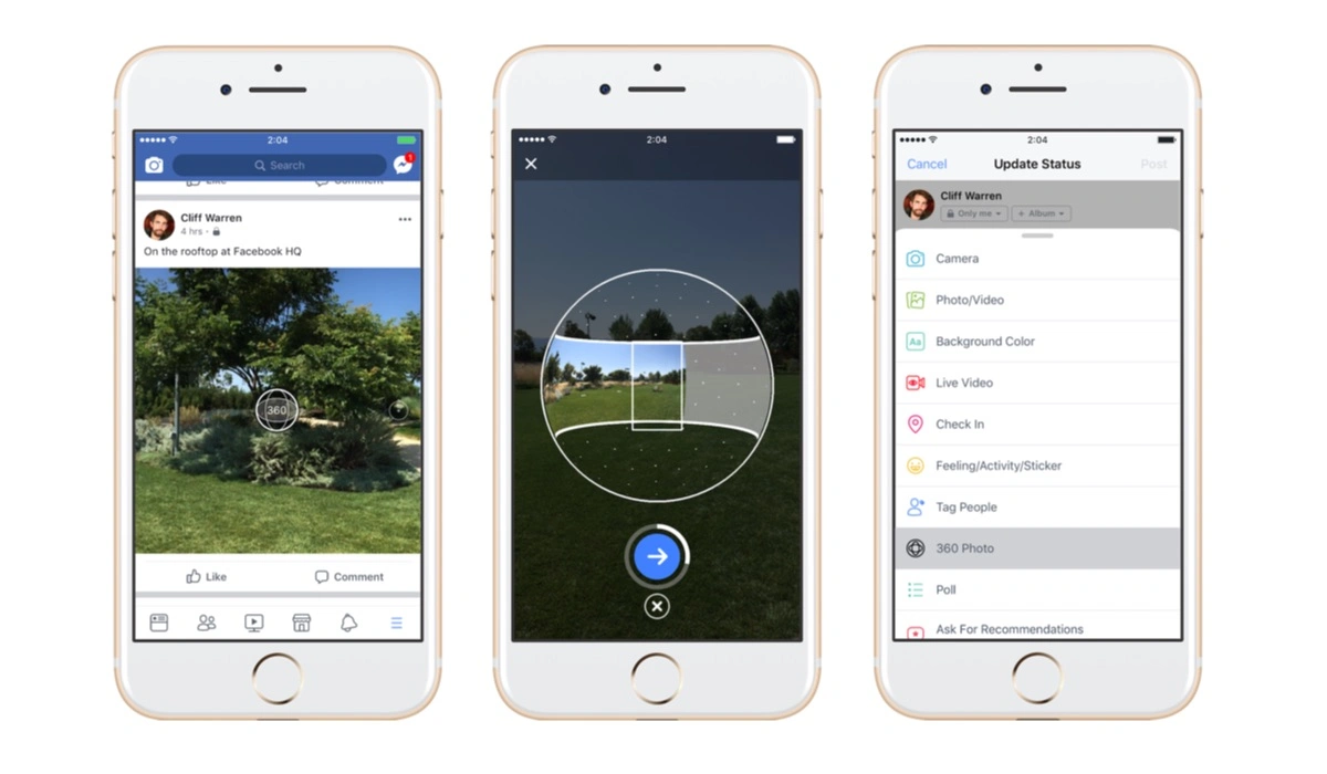 facebook 360 zdjecia sferyczne