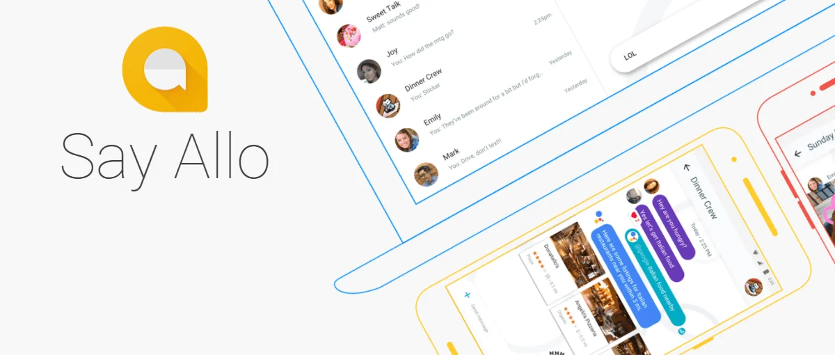 Komunikator Google Allo na komputerze w przeglądarce