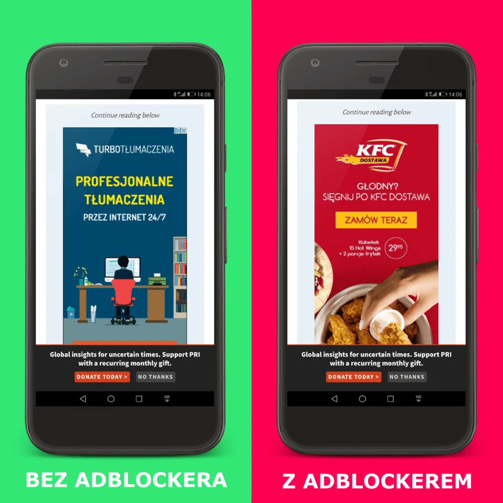 google chrome blokowanie reklam