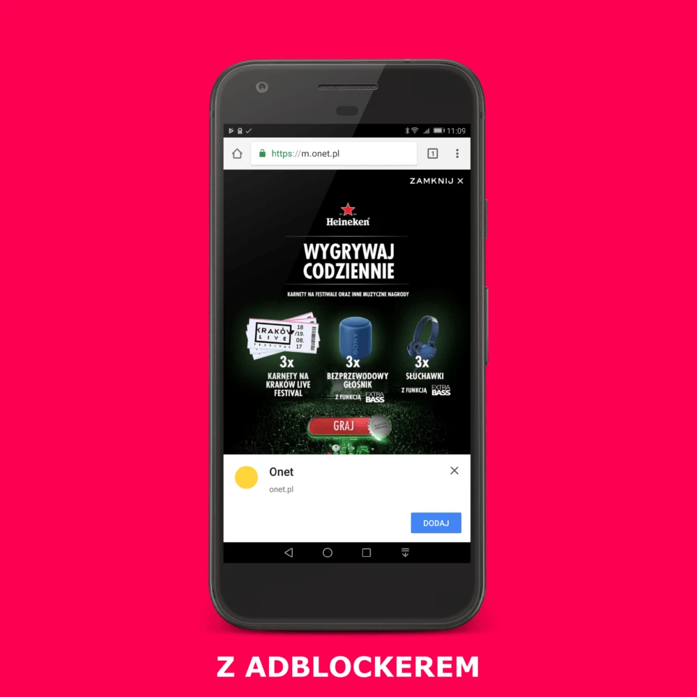 google chrome blokowanie reklam