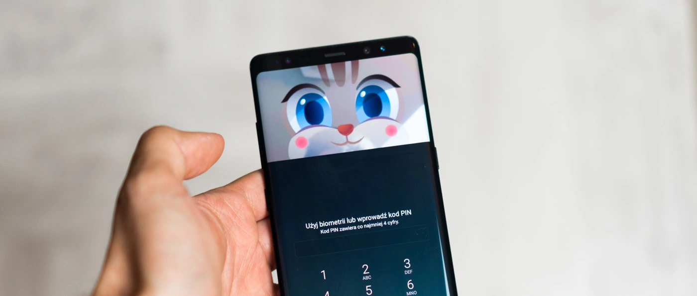 Samsung Galaxy Note 8 biometria