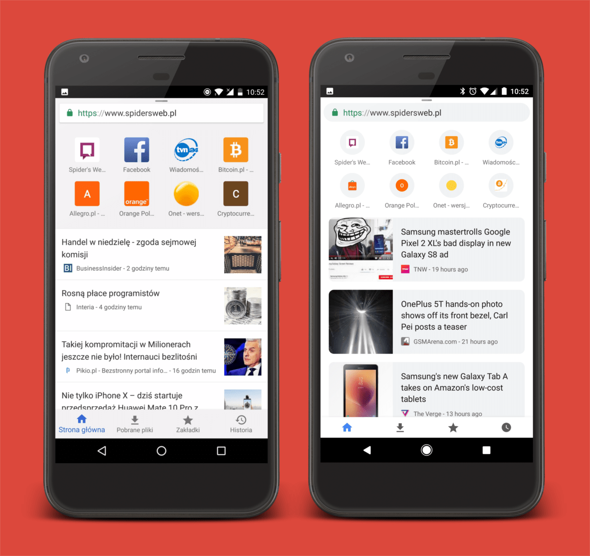 Przeglądarka Chrome na Androidzie właśnie się zmieniła. Jest ładnie, ale będzie więcej machania palcem class="wp-image-616747" 