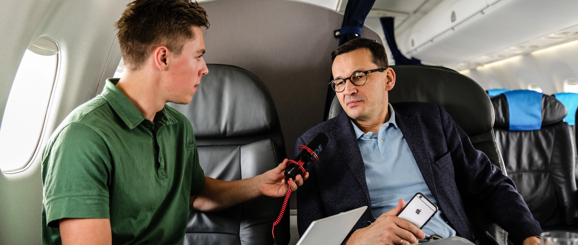 Leciałem samolotem z wicepremierem Morawieckim. Opowiadał mi o gwoździach i młotkach