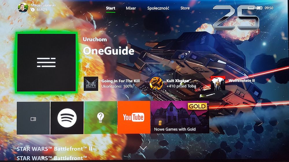 jesienna aktualizacja Xbox One 