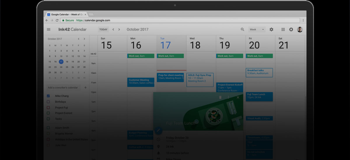 nowy kalendarz google material design