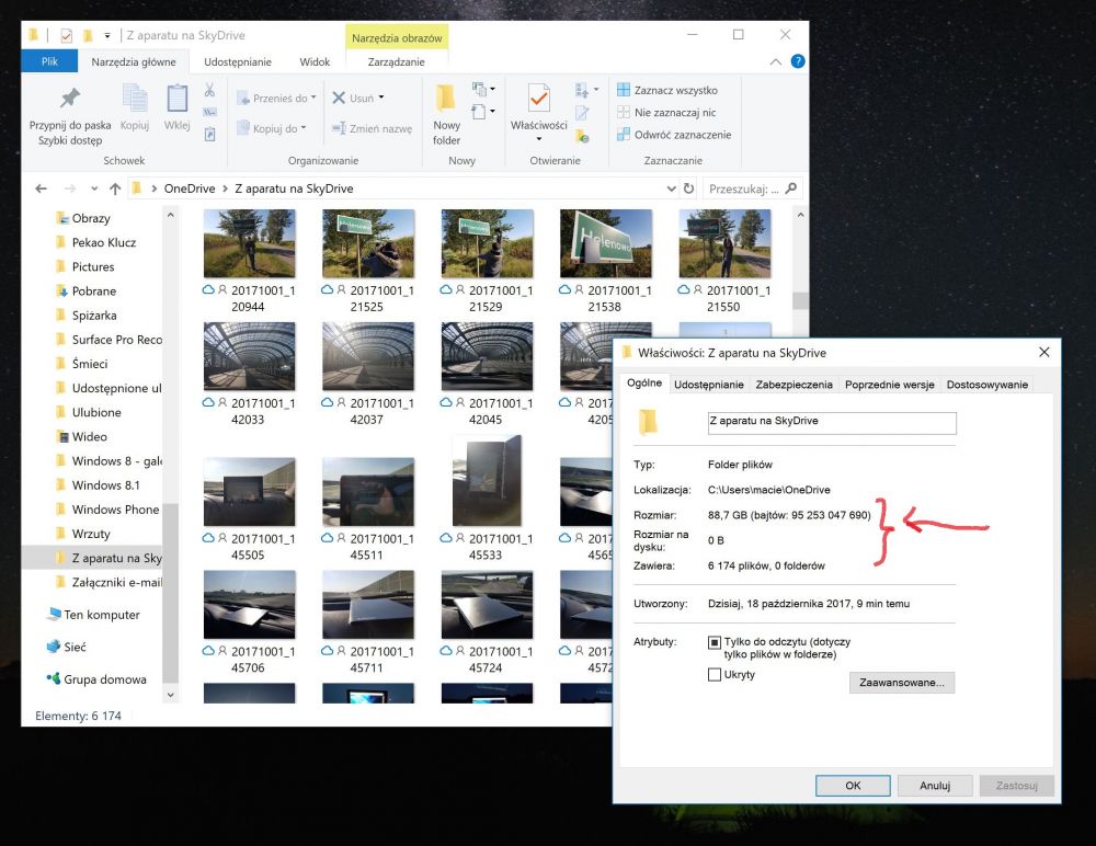 OneDrive migawki jak włączyć 
