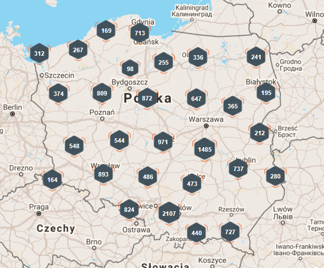 Bliskapaczka.pl obejmuje aż 16 000 punktów odbiorczych. 