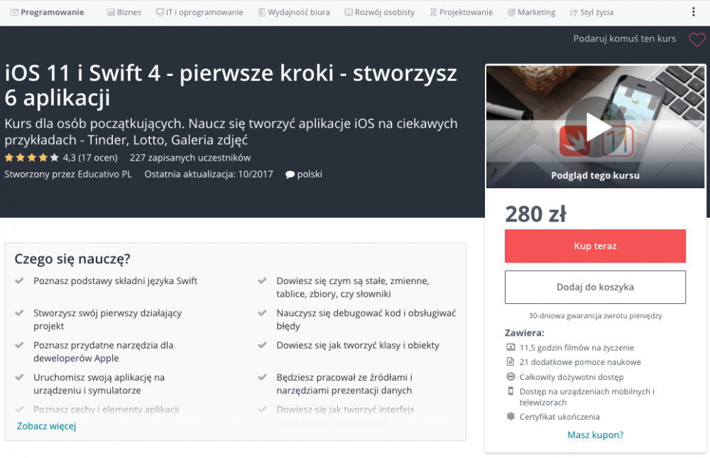 Udemy iOS i Swift 4. class="wp-image-625534" 