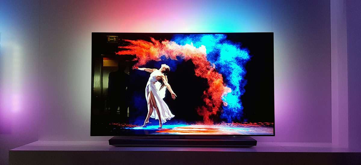 nowoczesna telewizja 4k hdr Philips OLED 973