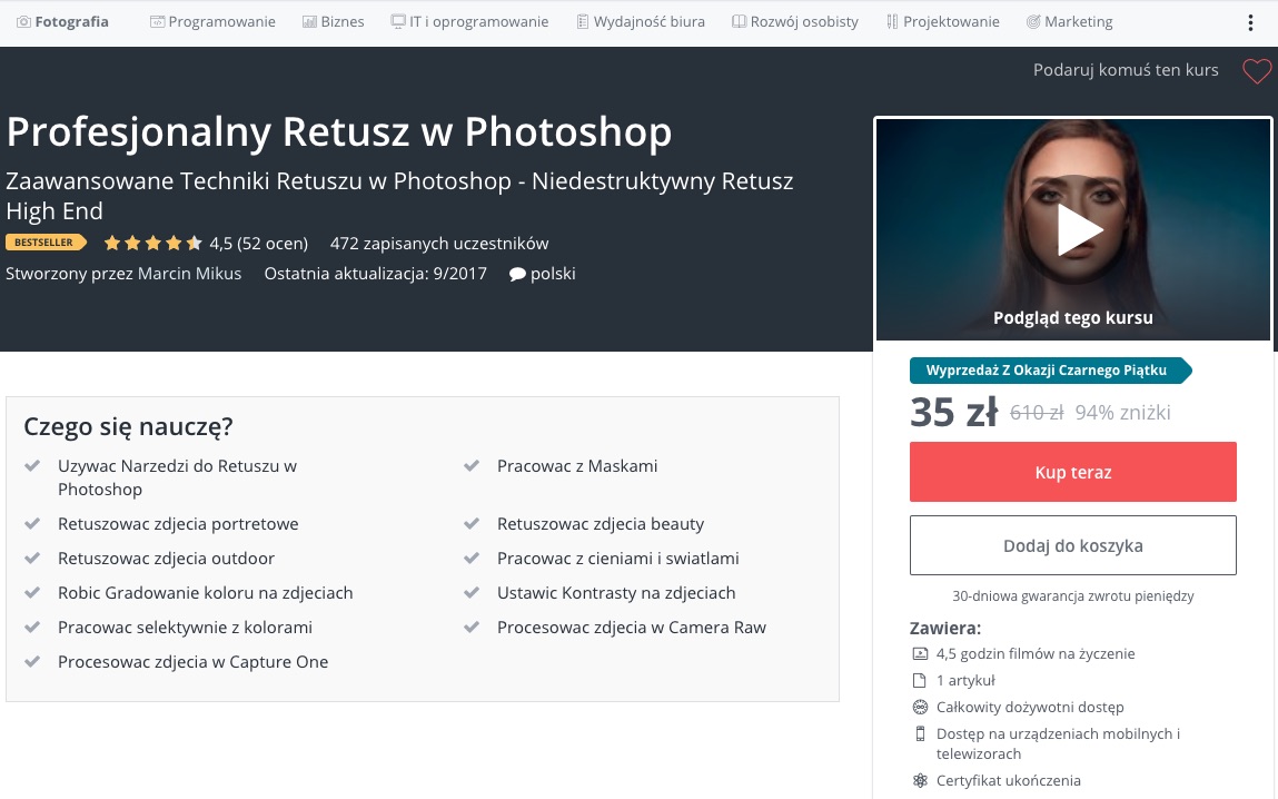 Udemy - profesjonalny retusz zdjęć w Photoshopie class="wp-image-631393" 