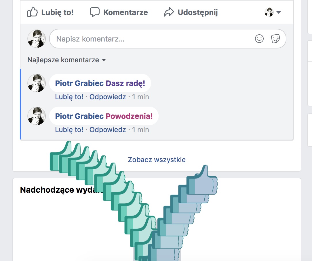 facebook postanowienia noworoczne powodzenia dasz rade 1 