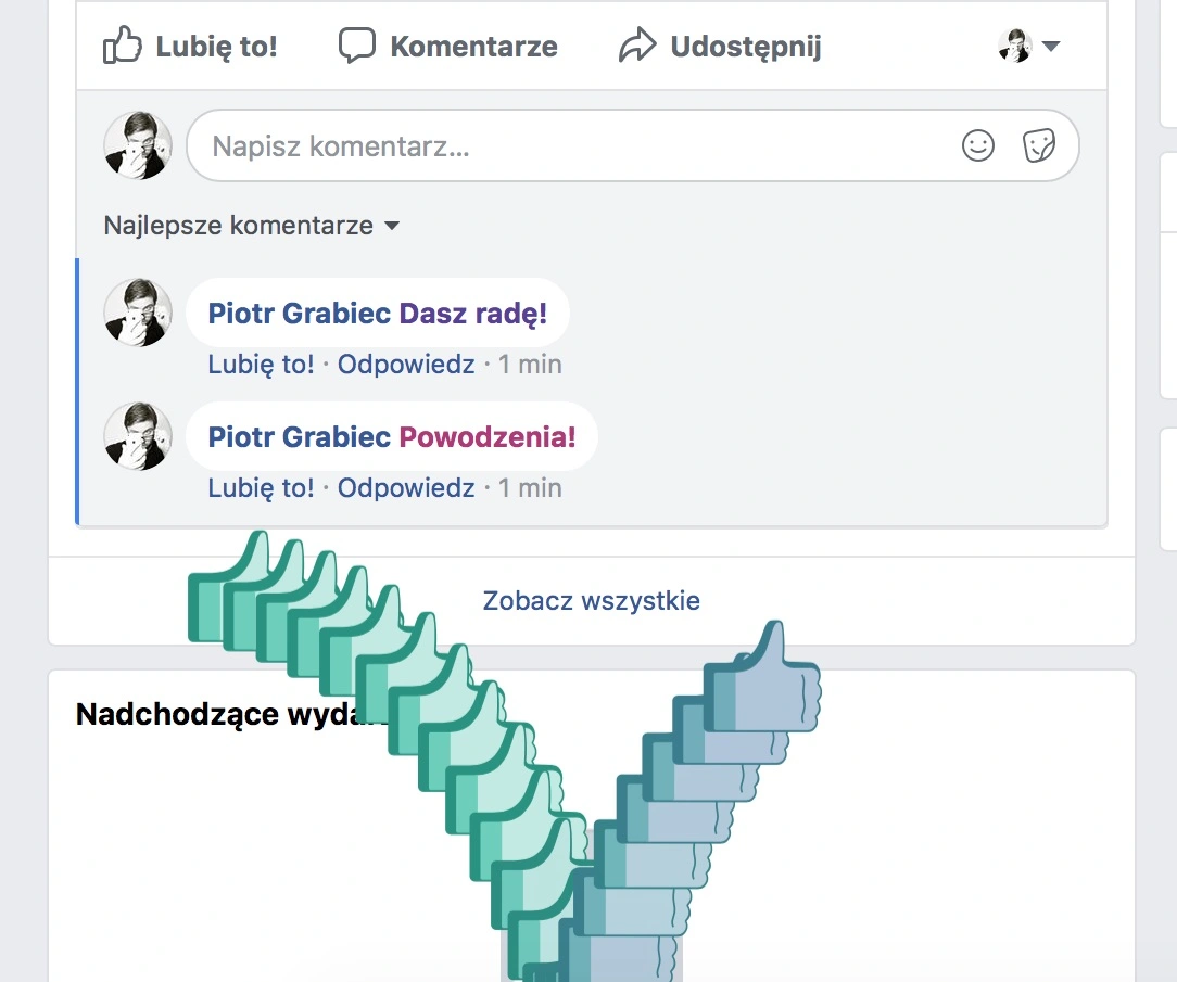 facebook postanowienia noworoczne powodzenia dasz rade 1 