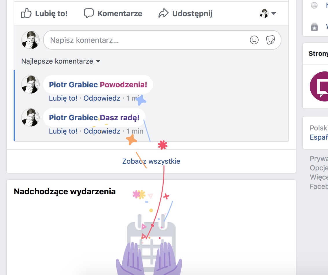 facebook postanowienia noworoczne powodzenia dasz rade 2 