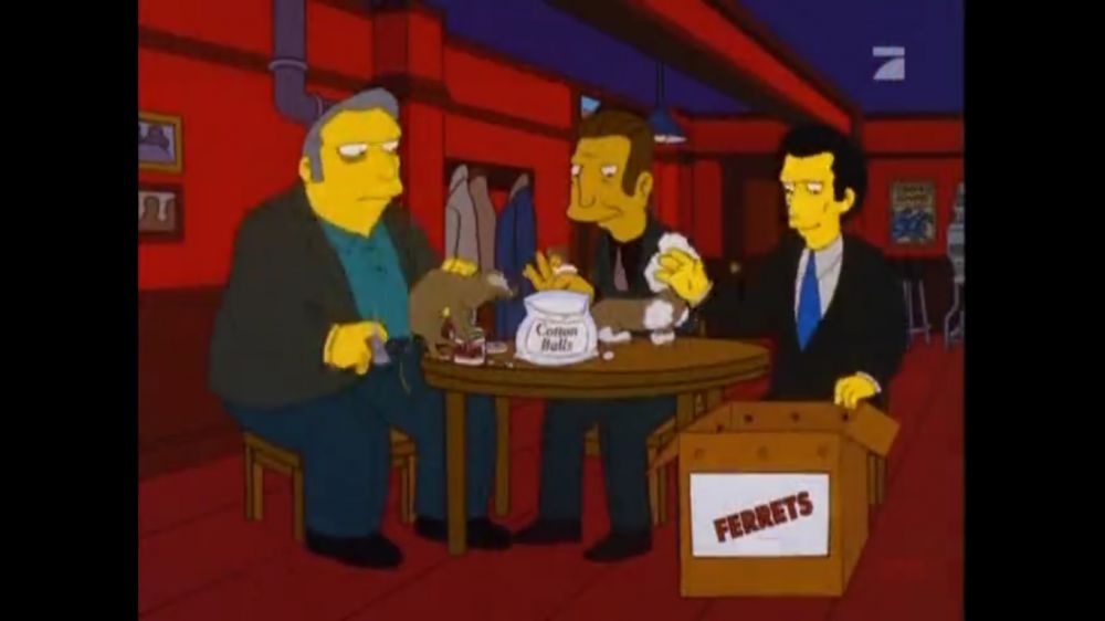 Simpsonowie przewidują przebieranie fretek za pudle