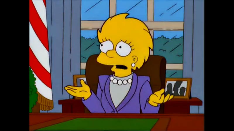 Simpsonowie przepowiadają prezydenta Trumpa