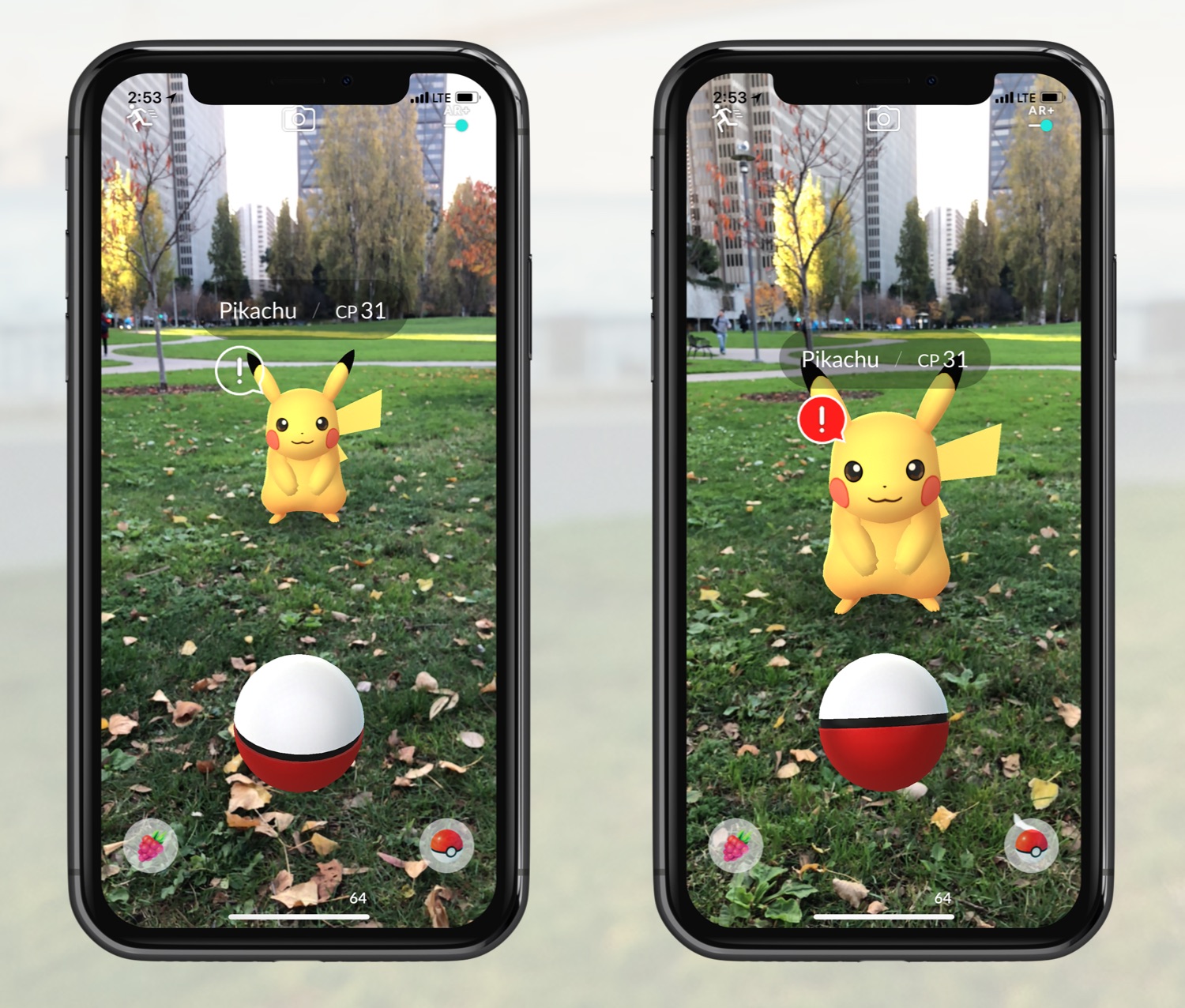 tryb ar+ w pokemon go iphone nie android 1 class="wp-image-652408" 