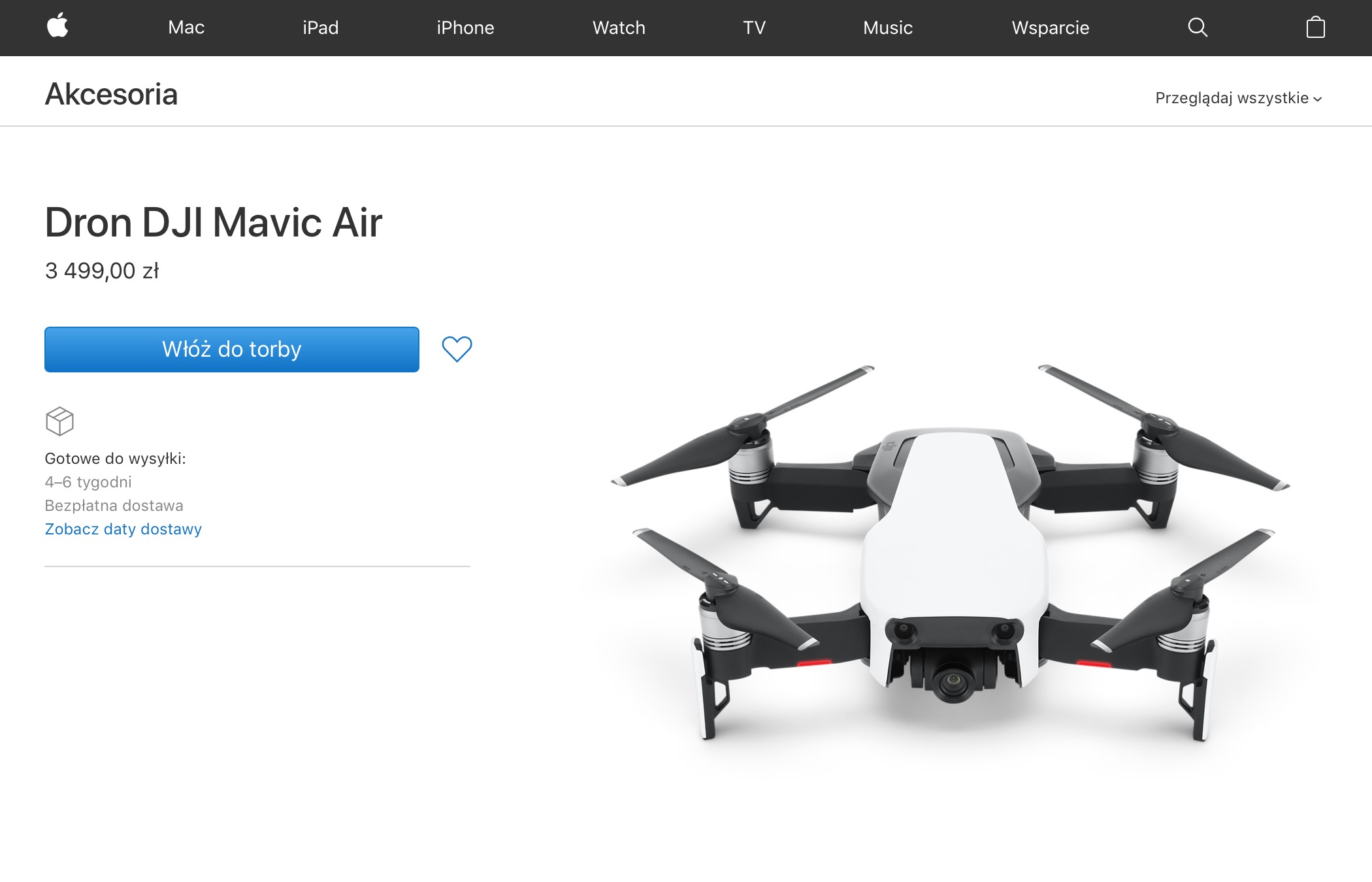 DJI Mavic air polska cena class="wp-image-668701" 