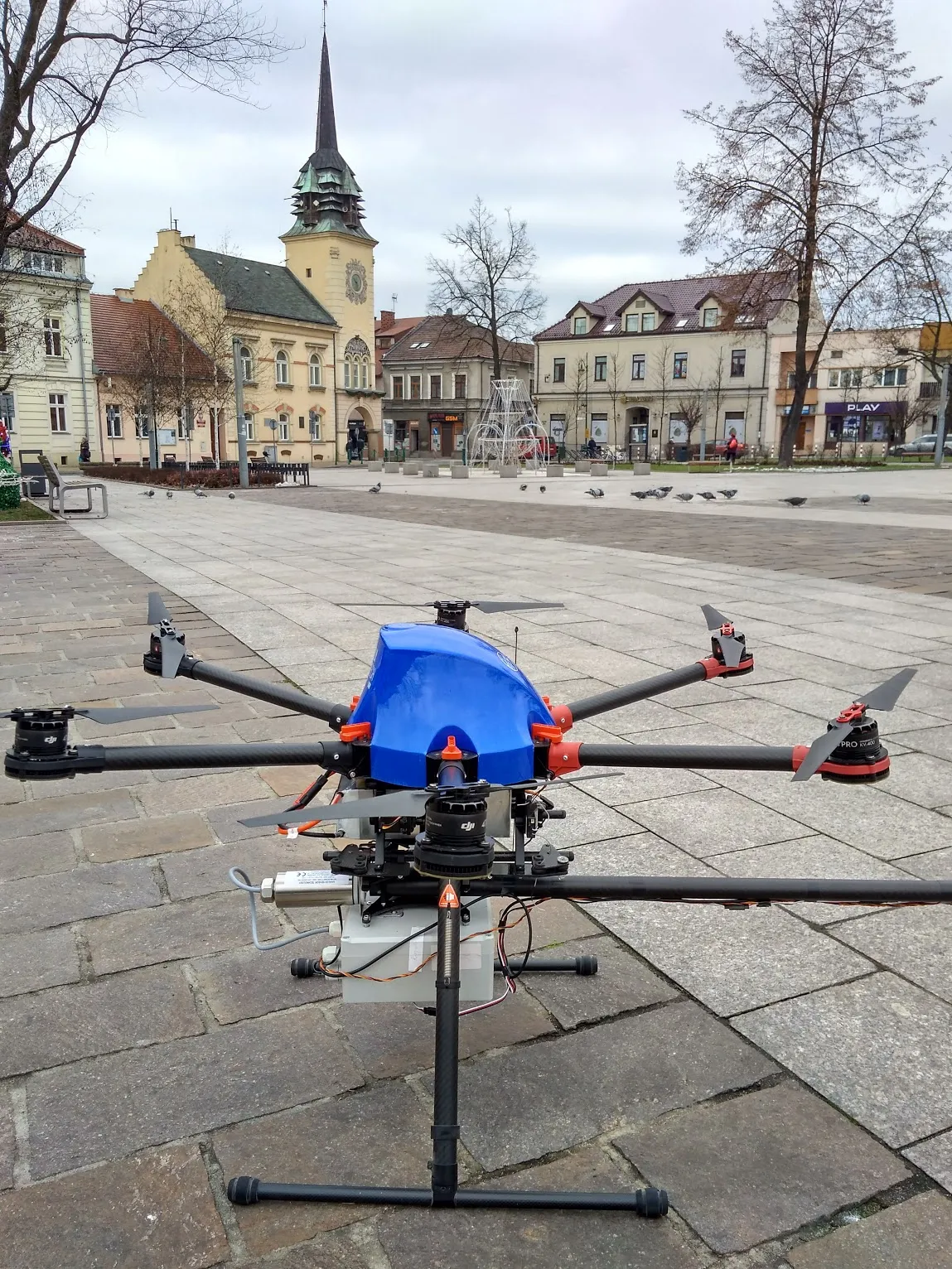 Dron w mieście Skawina będzie walczył ze smogiem class="wp-image-673573"