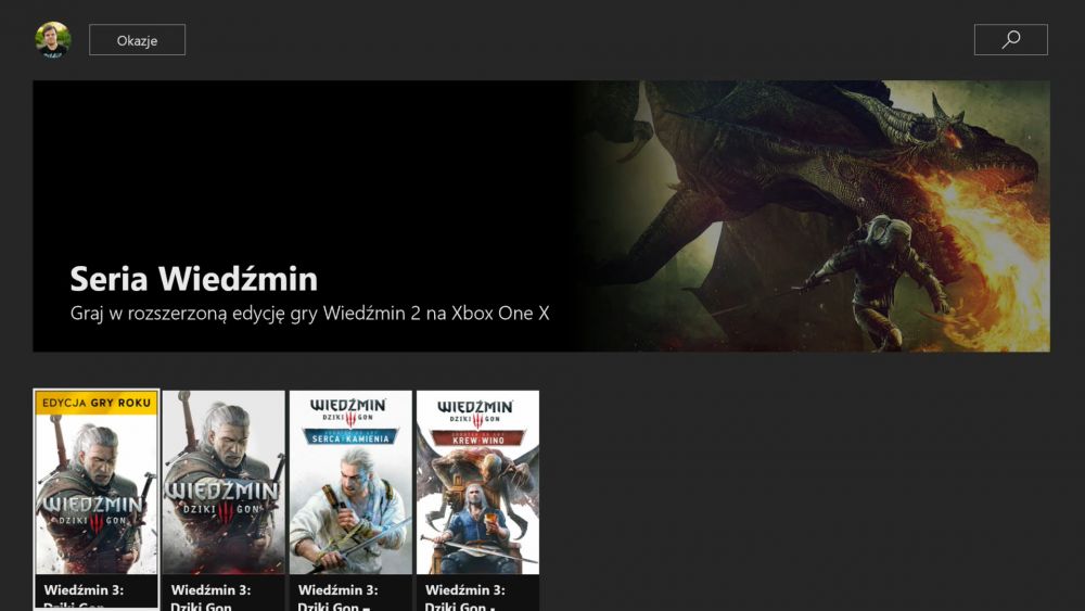 Wiedźmin 2 Xbox One X 