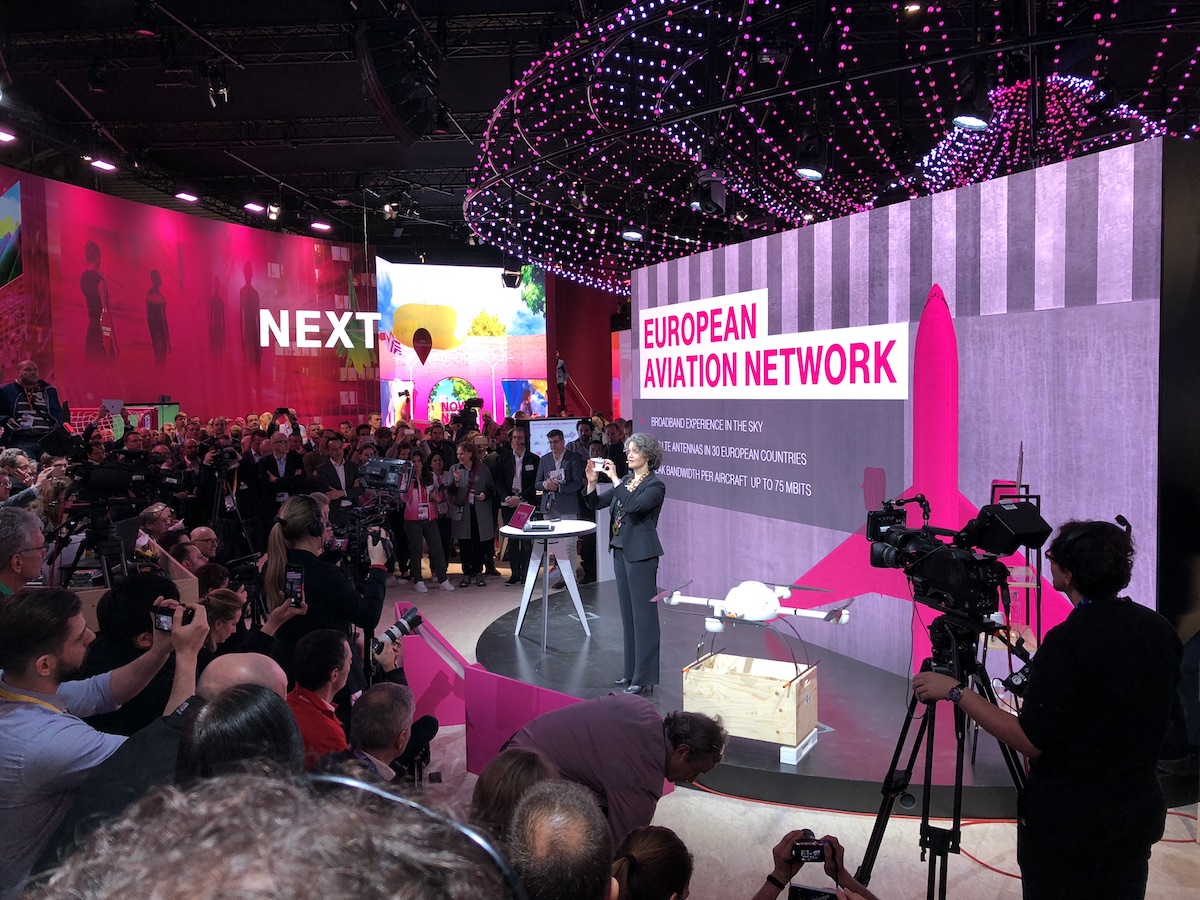 deutsche telekom t-mobile mwc 2018 5g 107 European Aviation Network 