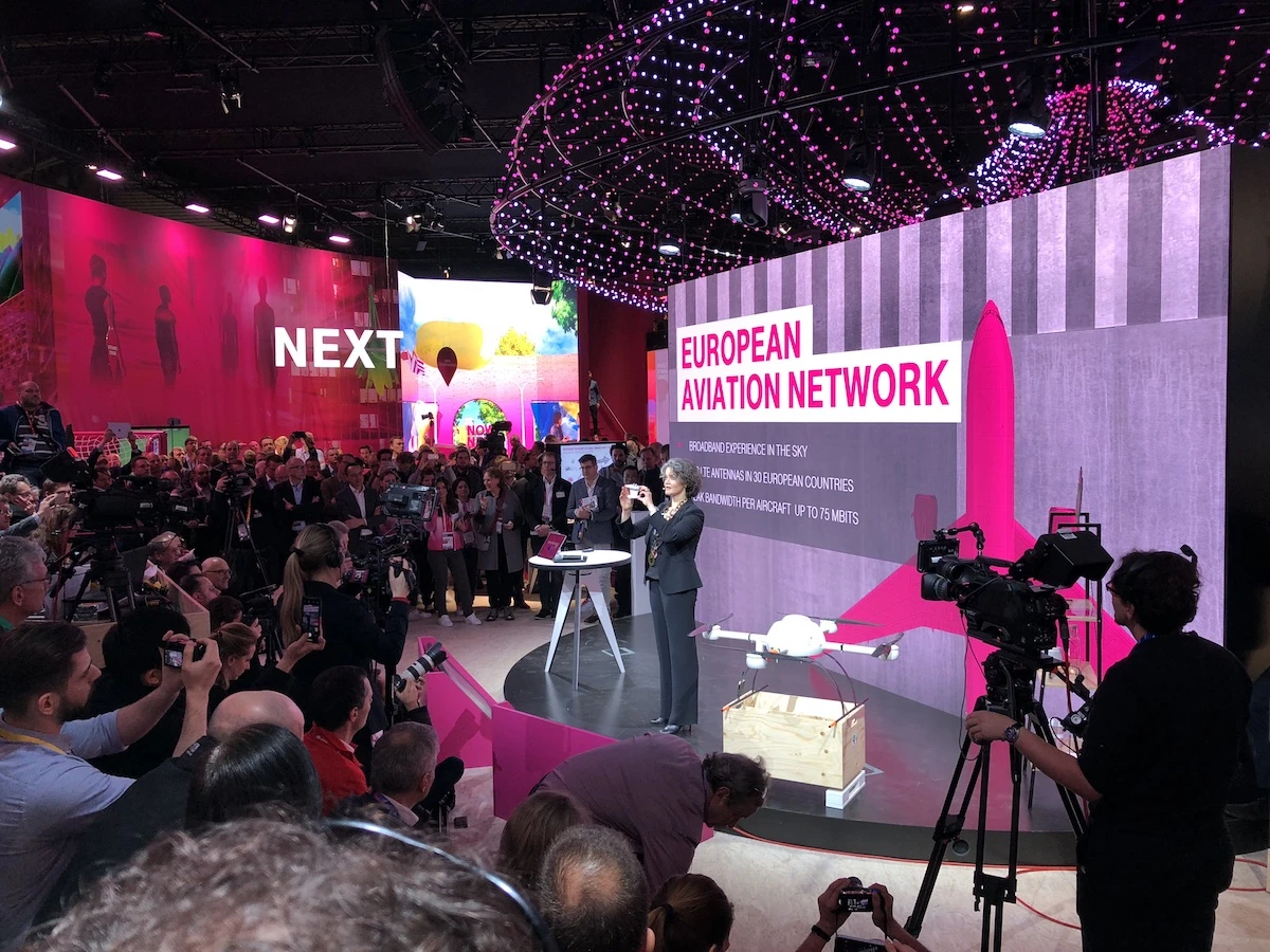 deutsche telekom t-mobile mwc 2018 5g 107 European Aviation Network 