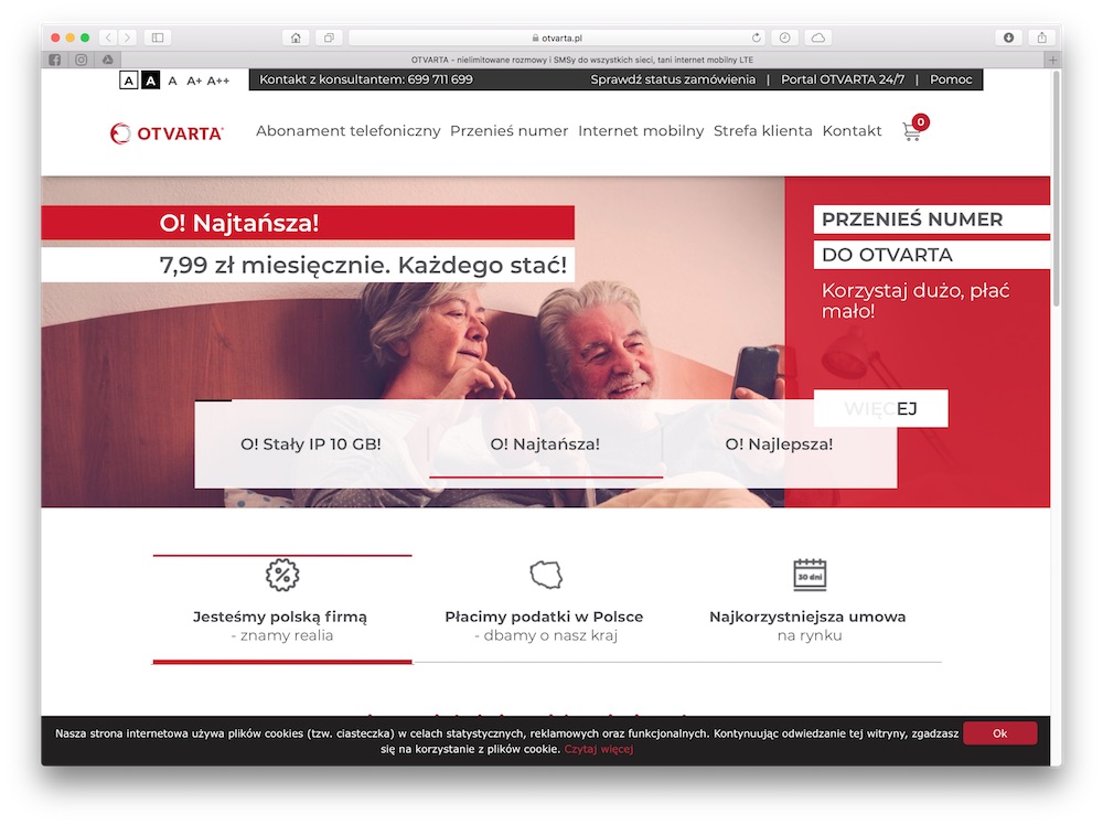 otvarta polska siec mvno oferta cennik 1 