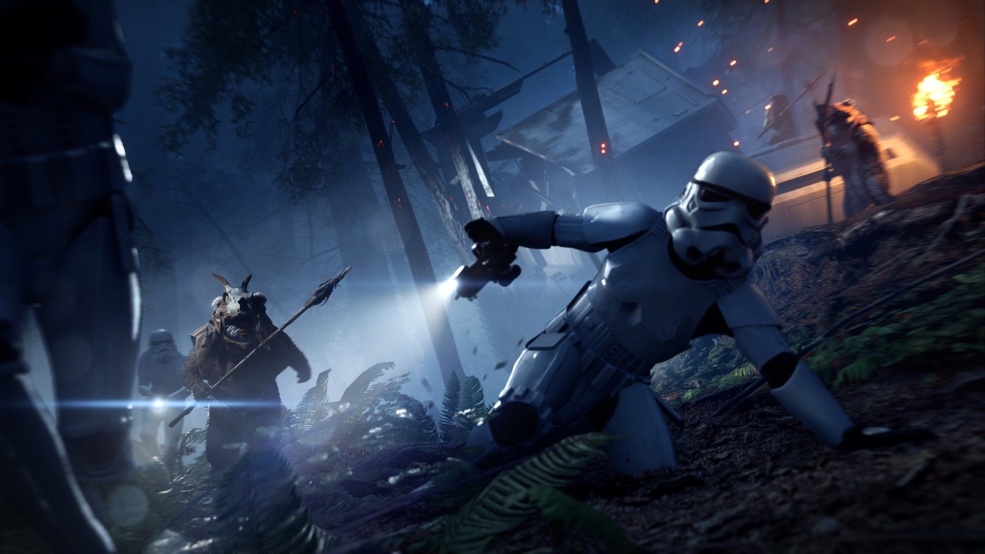 star wars battlefront 2 night on endor polowanie na ewoki 
