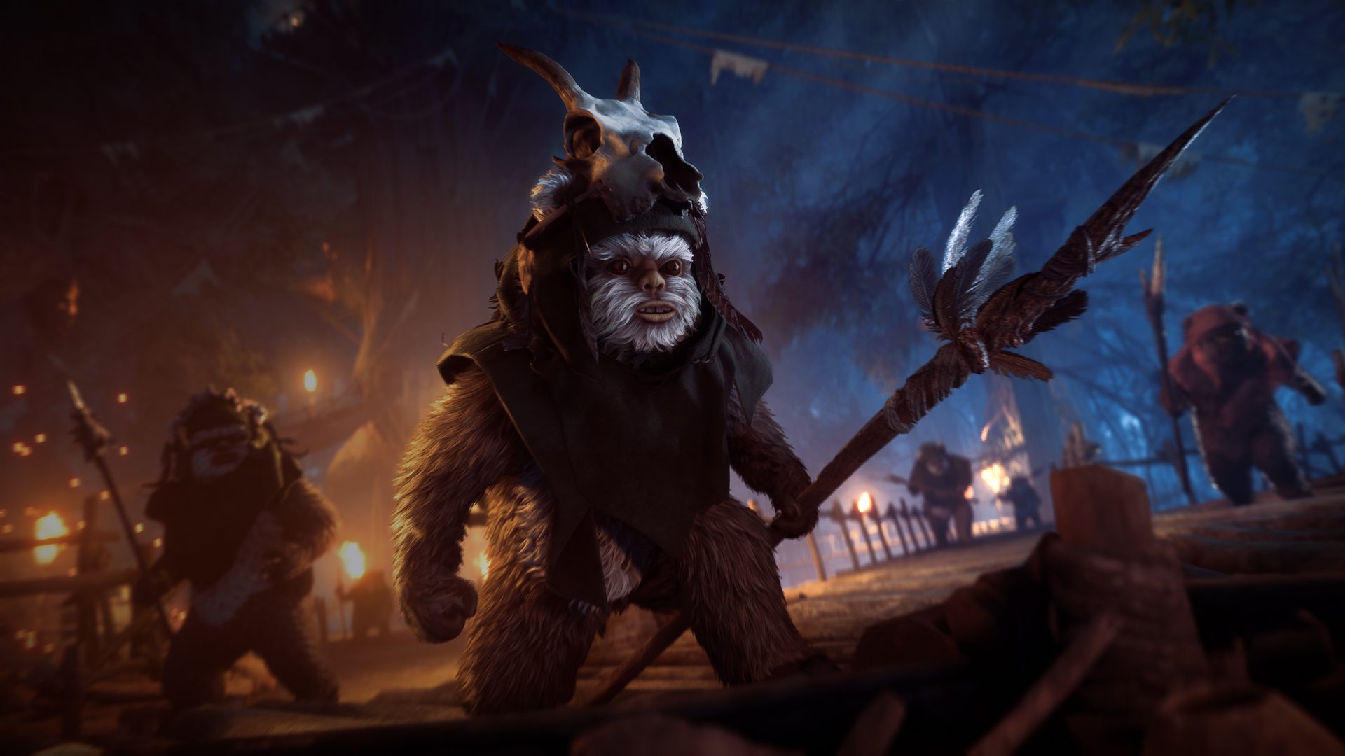 star wars battlefront 2 night on endor polowanie na ewoki