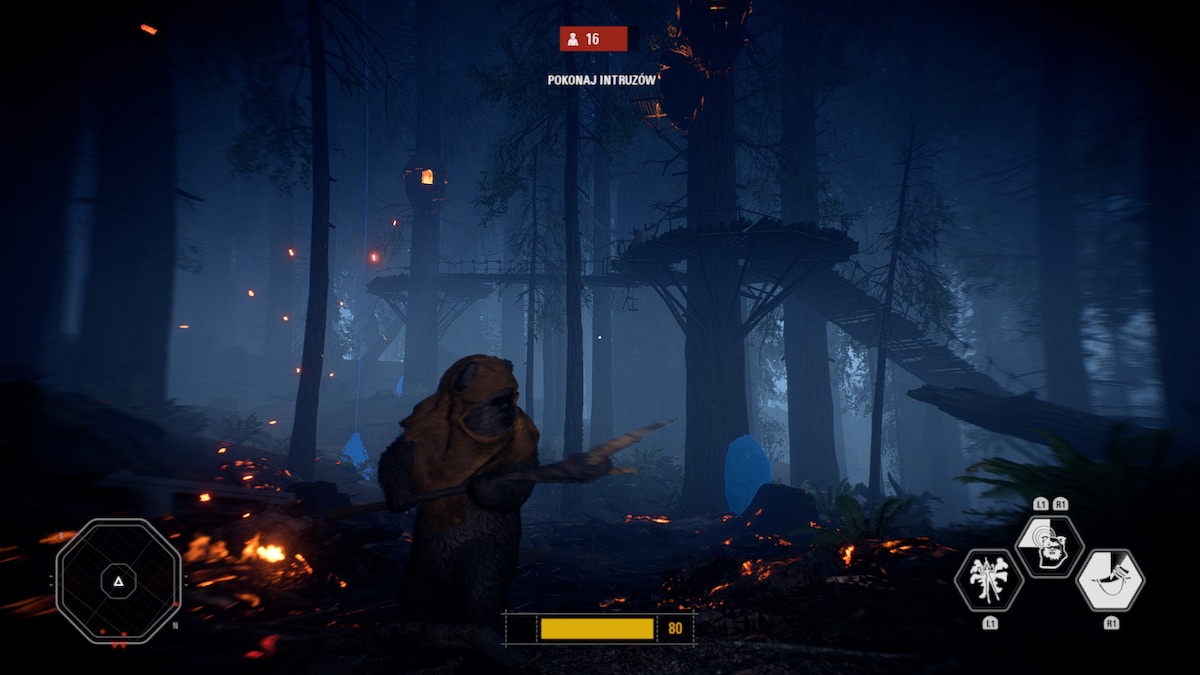 star wars battlefront 2 night on endor polowanie na ewoki 7 