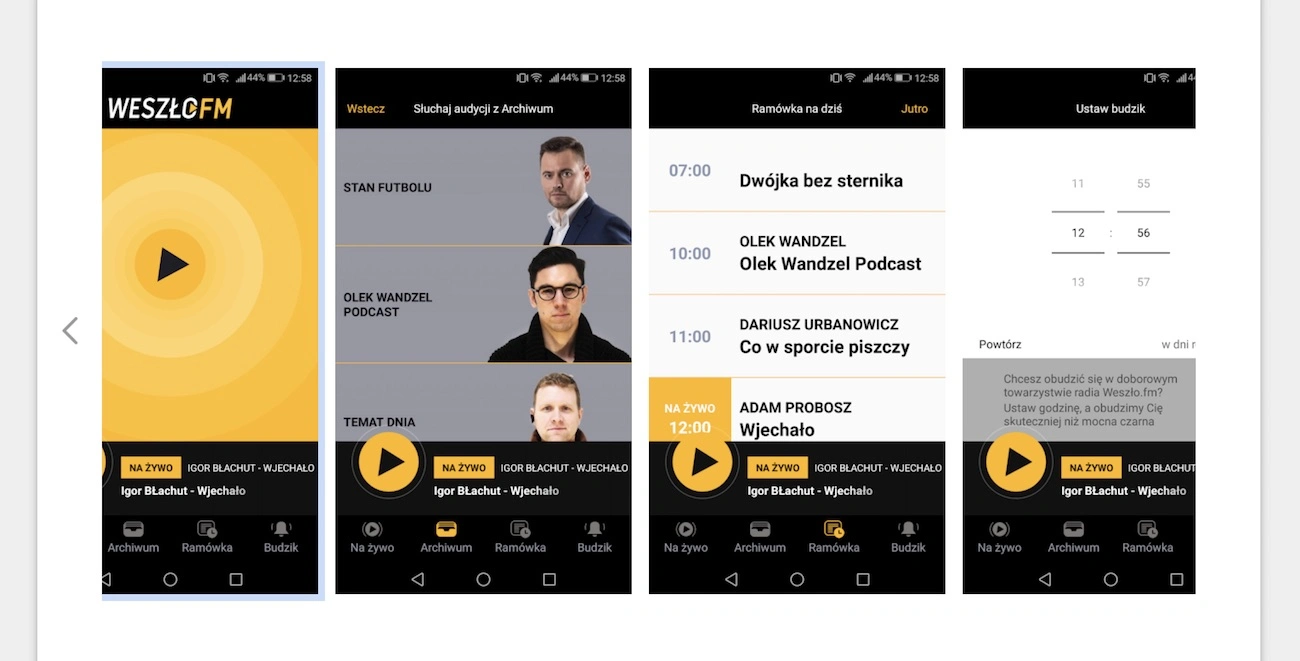 weszło fm aplikacja