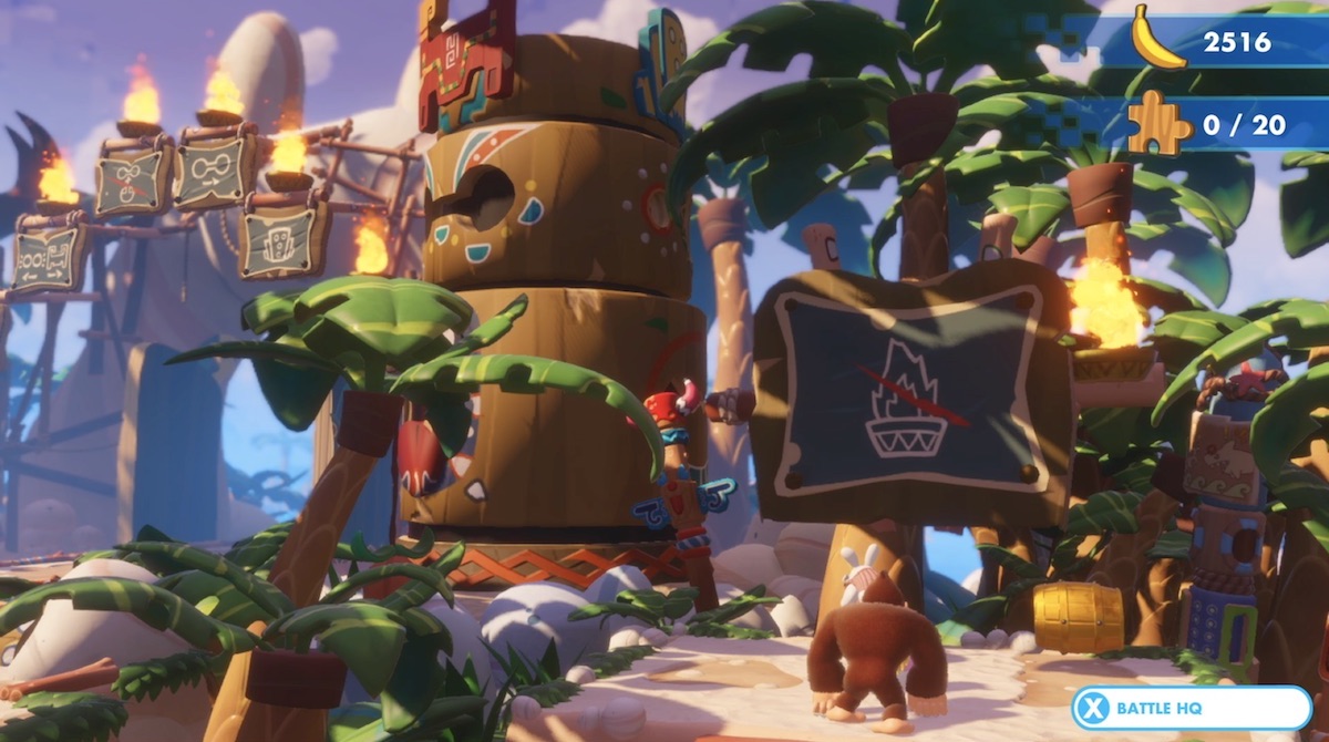 Mario Rabbids Kingdom Battle Donkey Kong Adventure screen Nintendo Switch class="wp-image-736660" 