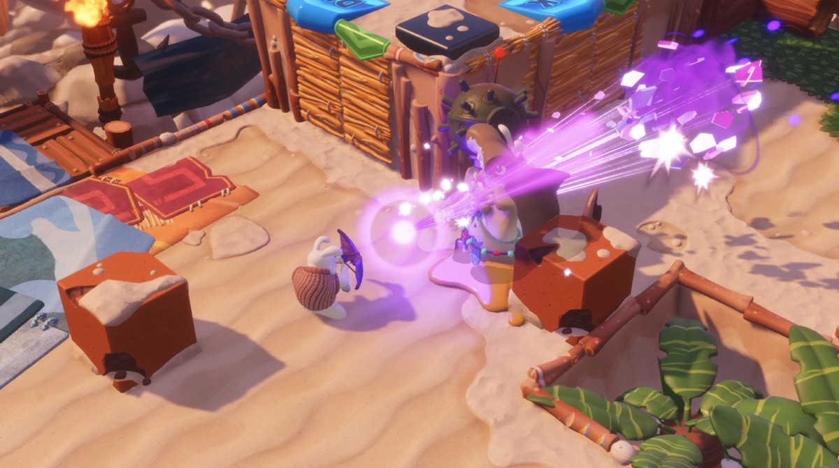 Mario Rabbids Kingdom Battle Donkey Kong Adventure screen Nintendo Switch class="wp-image-736666" 
