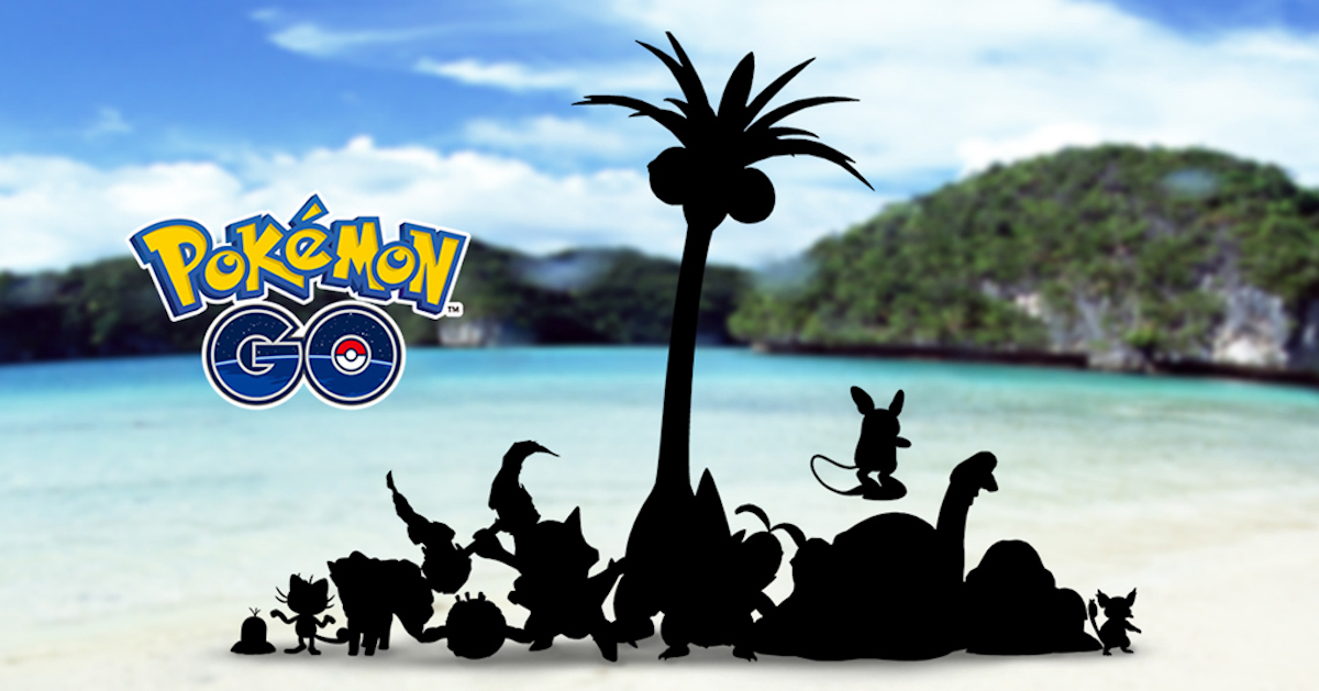 pokemon go alola kanto
